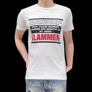 中古 DIESEL ディーゼル 2007FWデニムキャンペーン DENIM DATING SLAMMER ストア ショップ スタッフTシャツ M 非売品 コレクターズアイテム