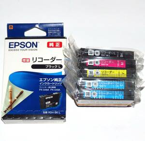 エプソン EPSON 純正インク リコーダー RDH-4CL （RDH-BK-L RDH-Y RDH-M RDH-C）ブラック増量タイプ 4色6本組　送料185円～