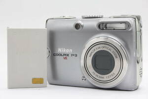 【返品保証】 ニコン Nikon Coolpix P3 VR 3.5x バッテリー付き コンパクトデジタルカメラ v4361