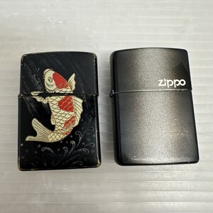 NA★1円〜保管品 ZIPPO ジッポー ジッポ オイルライター 2点まとめ 1998年 喫煙具 喫煙グッズ シルバー 火花確認 着火未確認