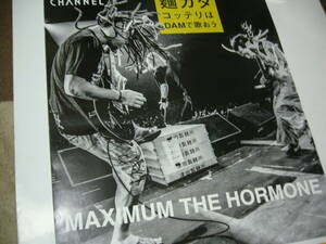 B2 ポスター　マキシマム ザ ホルモン　maximum the hormone