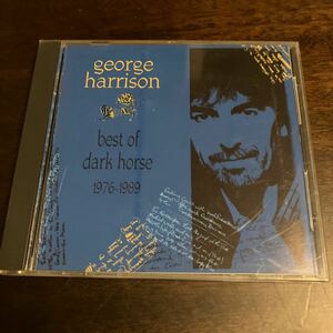 音楽CD「George Harrison Best Of Dark Horse 1976-1989」中古品 ジョージ・ハリスン