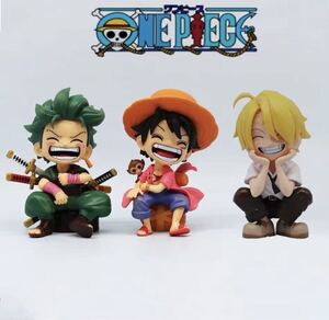 ワンピース　ONE PIECE フィギュア　ゾロ　ルフィ　サンジ　3体セット