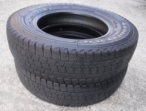 【K638】スタッドレスタイヤ2本 145/80R12 80/78N LT GOODYEAR グッドイヤー ICENAVI CARGO 2021年 中古 ◆◆個人宅配達不可◆◆