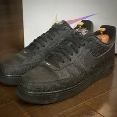 AIRFORCE1 エアフォース1 限定 クロコ 高級 レザー ブラック 黒