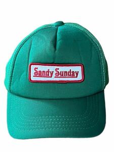 ●●Sandy Sunday サンディサンディー メッシュトラッカーキャップ 緑●●