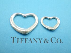 368260【1円スタート】TIFFANY＆Co. ティファニー オープンハート 925 エルサペレッティ ネックレス トップ 2点まとめ