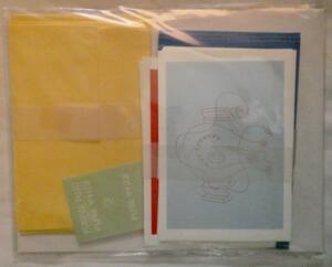 藤井フミヤ ツアーグッズ カードセット PURE WHITE 封筒 シール　フミヤート　1997
