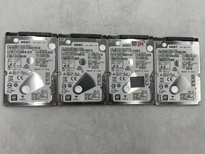 ★4個セット★ HGST 2.5インチ 7mm 500GB HDD 7200rpm Z7K500-500 動作確認済, 健康状態正常,フォーマット済