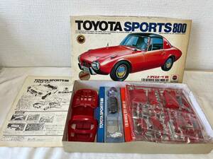 in9445080/ニット 1/20 トヨタスポーツ800 TOYOTA SPORTS 800 日東科学 昭和レトロ 未組立品