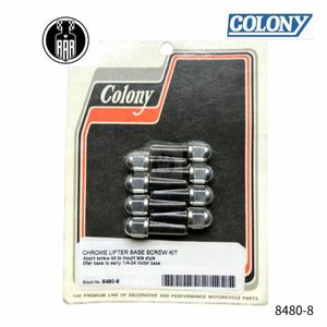 クロームメッキ リフターベース スクリューキット ハーレーダビッドソン 8480-8 colony コロニー