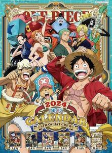 送料無料■ONE PIECE ワンピース 2024年カレンダー 壁掛け　新品未開封