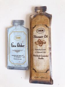 SABON シャワーオイル＆フェイスポリッシャー サンプル2個