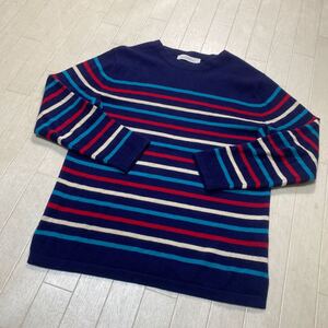 4055☆ UNITED ARROWS GREEN LABEL RELAXING トップス ニット セーター メンズ M ボーダー