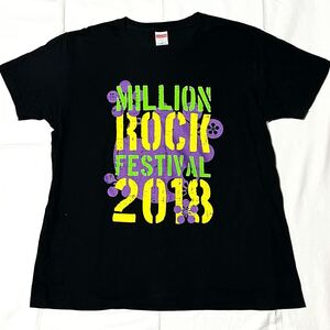 百万石音楽祭2018☆ミリオンロックフェスティバル　TシャツXLサイズ☆ Creepy Nuts 10-FEET マカロニえんぴつ 打首獄門同好会 DISH//☆USED