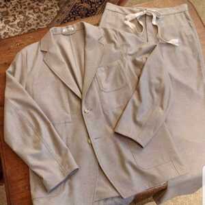 新品 AURALEE Wool Fulling Flannel Jacket Slacks セットアップ《オーラリー》BEIGE 