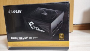 【未開封 新品】MSI MPG A850GF 850W 80PLUS GOLD　電源ユニット