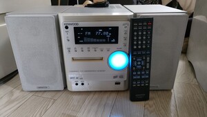 KENWOOD コンポ スピーカーセット RMD-NDL100 LS-NDL100-W リモコン付 CD読込不良 ケンウッド アンプ