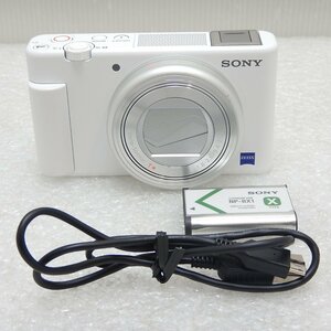 SONY ソニー VLOGCAM ZV-1 ホワイト デジタルカメラ Vlog用 バリアングル液晶【中古】019