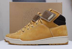 2007 Timberland チャッカブーツ『AMADER CHUKKA WHEAT/BLE』YELLOW 蛇柄アンクルストラップ 28.0cm 箱付き※未試着/未使用/箱に傷みあり