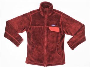 Patagonia パタゴニア フルジップ リツール・フリースジャケット(女性S)ダークレッド ポーラテック