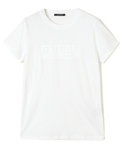 GENERATIONS×GUESS EMBOSS LOGO S/S TEE ホワイト Mサイズ Tシャツ