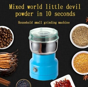 ミニ フードミキサー プロセッサー ブレンダー コショウ ニンニク 調味料 コーヒーグラインダー コーヒー豆 超高速 多機能