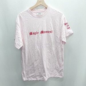 ◇ ⊂ jouetie ジュエティ ロゴ刺繍 半袖 Tシャツ サイズM ピンク系 レディース E