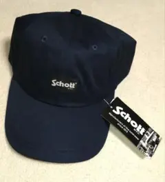 【新品タグ付】schott　メンズ　キャップ　ネイビー