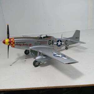 送料込み tyb01)ハセガワ_1/48_Jt14等使用_P-51K-5-NT_マスタング_レオナード・キット・カーソン少佐(18.5機撃墜)乗機_塗装済み完成品