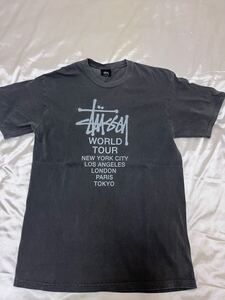 【値引中】 STUSSY x Champion WORLD TOUR Tシャツ M ステューシー × チャンピオン　半袖