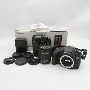 1円〜 Canon キヤノン EOS 8000D デジタル一眼レフカメラ レンズ2点 箱付 動作不良有り ジャンク品 y9-3361854【Y商品】