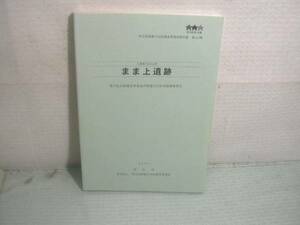 【ARS書店】～遺跡～埼玉県『まま上遺跡 葛川放水路 発掘調査報告書』～クズガワ・ホウスイロ～埼玉県埋蔵文化財調査事業団：発行・2001年 