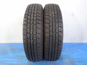 ダンロップ WINTER MAXX WM02 145/80R13 75Q★8分山 2021年製 2本 中古 スタッドレス【福島発 送料無料】FUK-E14427★