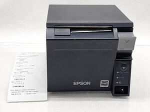 ★☆0124★☆７　エプソン／EPSON　TM-T70II サーマル レシートプリンター　M296A テスト印字確認済み☆★☆★