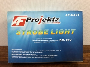 【I-414】〇 新品・未使用 / 送料無料！〇 AF Projektz / AF-H421 〇 ストロボライト / DC-12V 〇