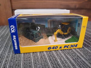 ☆KOMATSU 100周年記念品 G40&PC30E 1/72 非売品★未使用品☆