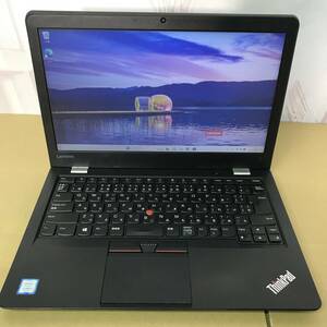 LENOVO THINKPAD13 Core i3-7200U 8GB SSD128GB windows11Pro 64bit WEBカメラ　WIFI　[3052-2]