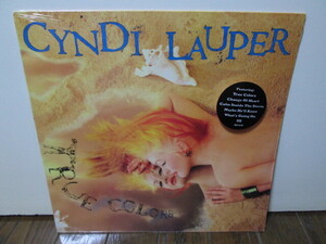 盤質A US-original MAT:1A/1A STERLING手書き DMMカット True Colors (analog) シンディ・ローパー Cyndi Lauper アナログレコード vinyl