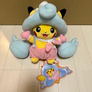 ポケモンセンター限定 ピカチュウ 着ぐるみぬいぐるみ ポンチョを着たピカチュウ ハロウィン 完品