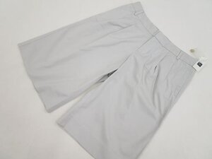 80%OFF 定価\6,800 新品タグ付 ギャップ GAP ツータックハーフパンツ 4 ライトグレー 【メール便可】