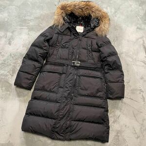 1円　美品　MONCLER モンクレール　MELIMA メリナ　ダウンコート　ダウンジャケット　ブラック　1サイズ　3679