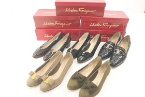 【5点】Salvatore Ferragamo サルヴァトーレ フェラガモ パンプス サイズ 6 5 1/2 靴 シューズ レディース まとめ売り 4441-Y