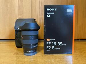 FE 16-35mm F2.8 GMⅡ 小さい軽い寄れる！高い解像力のG Master広角ズームレンズ！ソニーEマウント SEL1635GM2 美品1円スタート