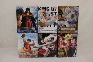 052 k2276 未開封 プライズフィギュア ワンピース モンキー・D・ルフィ KING OF ARTIST DXF 他 6個セット