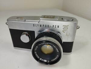 【リサイクル】 OLYMPUS PEN F フィルムカメラ オリンパス zuiko 38mm 1.8 レンズ付き ジャンク品 一眼レフ 1円スタート売り切り昭和レトロ