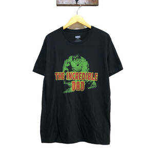 【期間限定SALE】USA 古着 Tシャツ MARVEL マーベル ハルク アメコミ プリント ブラック 半袖 古着卸 BA0414