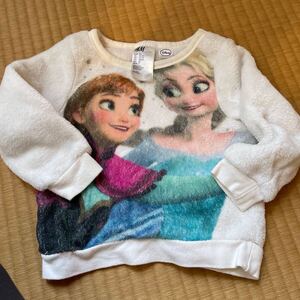 送料無料即決トレーナー　アナと雪の女王　ディズニー　秋冬　女の子 90くらい