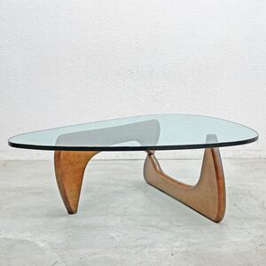 〓 イサムノグチ Isamu Noguchi コーヒーテーブル Coffee Table リプロダクト品 ガラス天板厚約1.8mm 名作 デザイナーズ家具