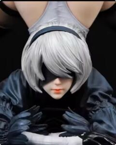 06海外製　NieR：Automata 2B 特大　1/4スケールヨルハ 二号 オートマタフィギュア　PVC製　キャストオフ